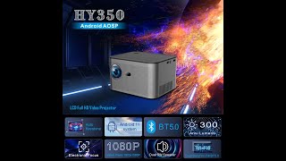 Review Projector 300ANSI Android11 4K 1920*1080P Wifi6 Voice Control Allwinner HY350 2023