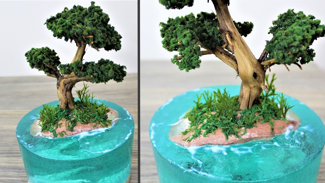 diya tailors How to make a Dragon Island | Aquascape | diorama