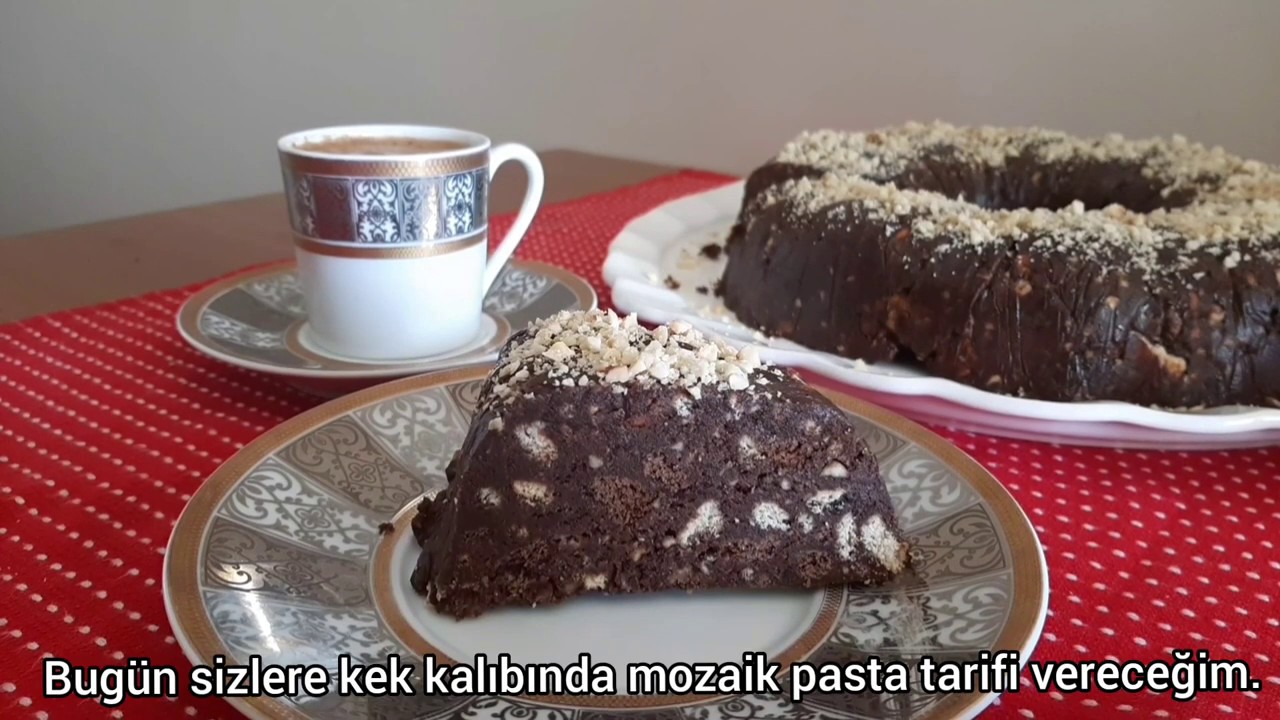 KEK KALIBINDA MOZAİK PASTA TARİFİ YouTube