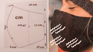 😷 How to sew face mask | How to make fabric mask (DIY) 😷