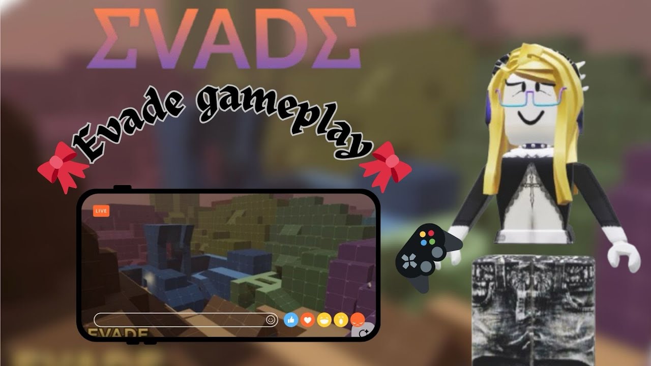 🎀Evade gameplay🎀(Mobile🎮) *drab* ☺️