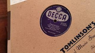Cloudburst Ted Heath & His Music - Decca 78rpm - HMV 157 Gramophone