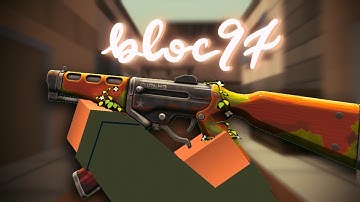 cracked out aim with a Bloc97 and a crazy crosshair...