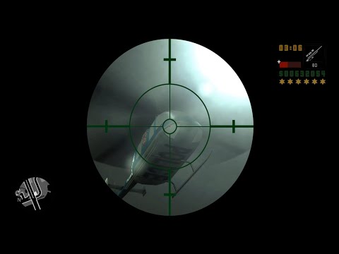 GTA Liberty City Stories Police Shootout + Six Star Wanted Level Escaped