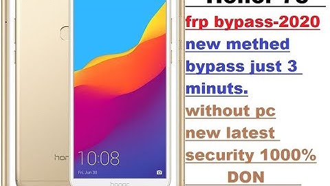 HONOR 7C (LND-AL30) 2020 FRP BYPASS WITH OUT PC || NEW LATEST SECURETY 1000% || LND-AL30 FRP BYPASS.
