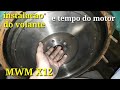 Volante ou cremaleira do motor mwm X12 e ponto do motor.