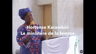 Hortense Karambiri : Le ministère de la femme