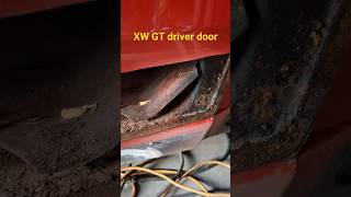 XY GT driver door rust