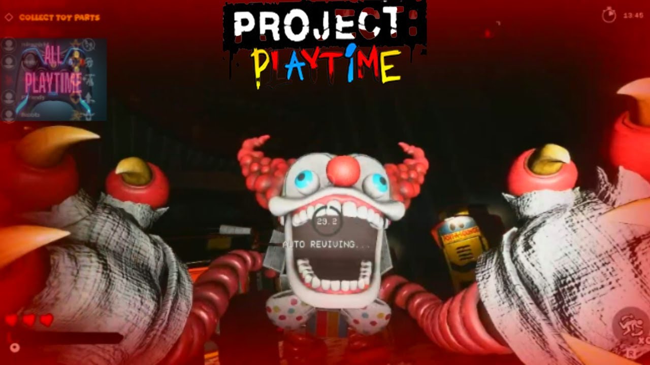 partida epica con clown boxy boo !!!PROJECT PLAYTIME FASE 2 