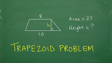 Find the Height of the TRAPEZOID – Geometry Practice