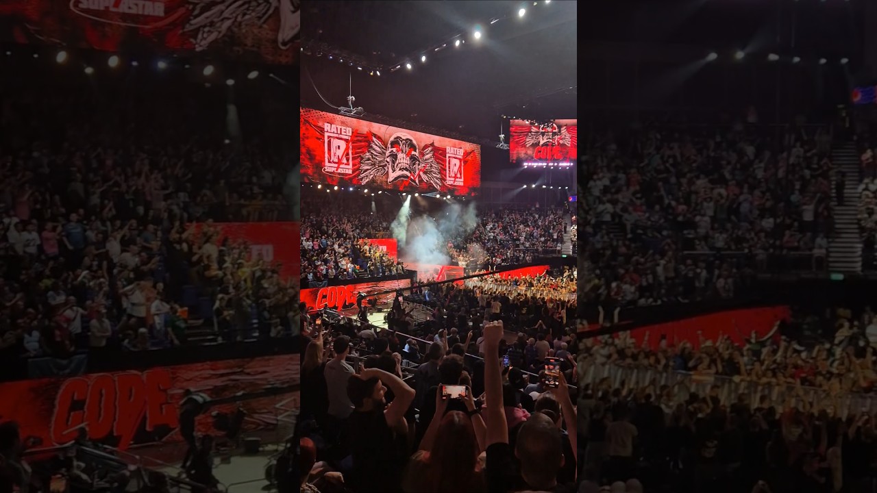 AEW FORBIDDEN DOOR RATED R ADAM COPELAND EDGE COPE ENTRANCE CROWD SINGS ALONG! 
