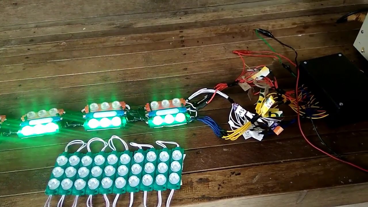 MODUL RUNNING LED 9 CHANEL 3 PORT(untuk semua jenis led 12 volt ok 24 volt ok)