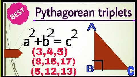 Pythagorean triplets by G.S.Rama Lakshmi