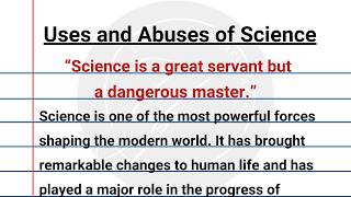 Uses and Abuses of Science in English with Quotations