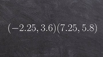 Determine the slope between two points that are in decimal