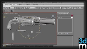 High Poly Weapon Texturing Pt.1 (3dm Promo)