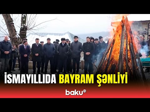 İsmayıllıda Yel çərşənbəsi Novruz tonqalı ətrafında qeyd olundu