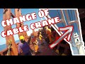 CHANGE OF CABLE CRANE WHILE UNDERWAY ll GO PRO HERO4 ll ChristNet TubeChannel