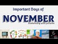 Key November Days & Educational Videos 🌟