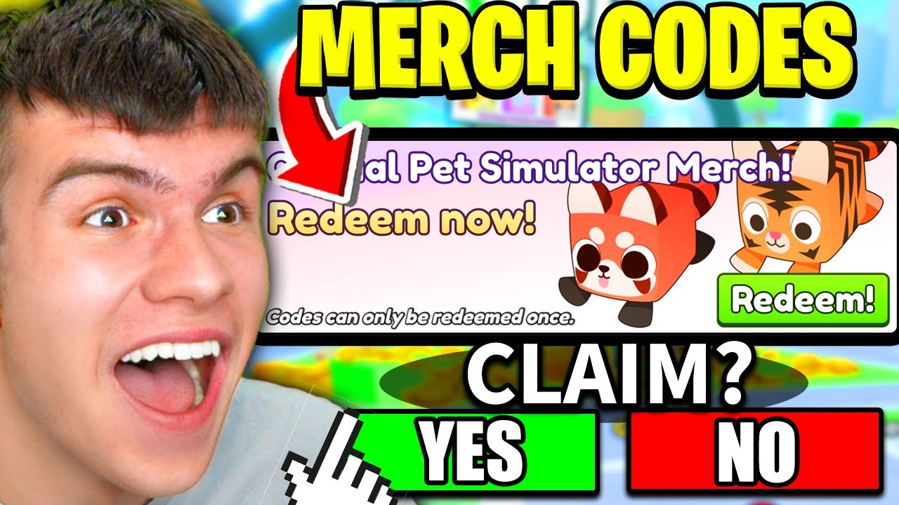 How To REDEEM MERCH DLC CODES In Roblox Pet Simulator 99! 