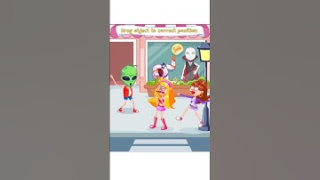 Make Girl angry Drag object to correct position #puzzle #gameplay #games #shorts