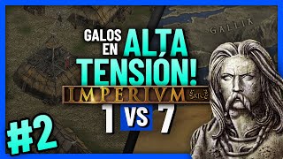 Galos en ALTA TENSIÓN⚡ ¡Estamos AL LÍMITE! | Cómo GANAR un 1 VS 7 con GALOS | IMPERIUM 3 (Parte 2)