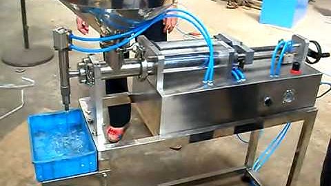 pneumatic filling machine for shampoo semi automatic liquid piston filler