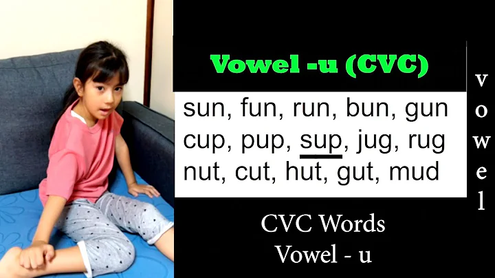 CVC Words | Short 'u' Sound | Short Vowel Letter u | Learn to Read