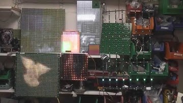Driving LED matrix displays with an FPGA