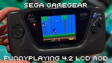 Funny Playing 4.2 SEGA GameGear LCD Mod