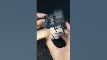 Mirror cube : Snake pattern in mirror cube | New mirror cube tricks | New rubiks cube trick