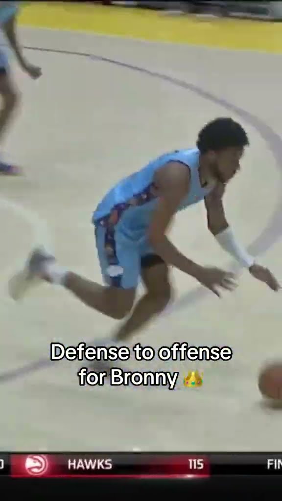 Defense to offense for Bronny