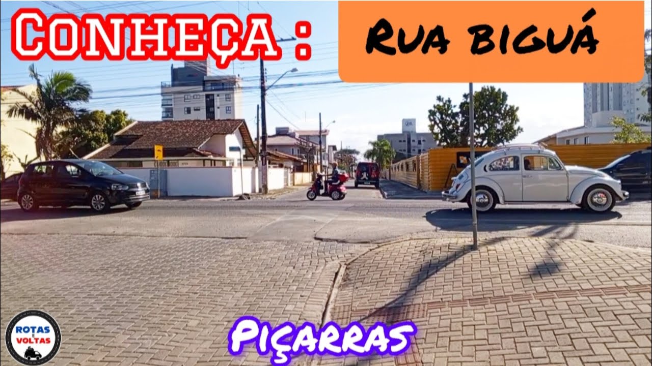 Conheça a rua biguá em Piçarras SC 