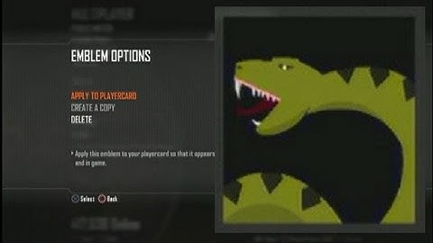 Call of Duty Black Ops 2 Snake Emblem Tutorial