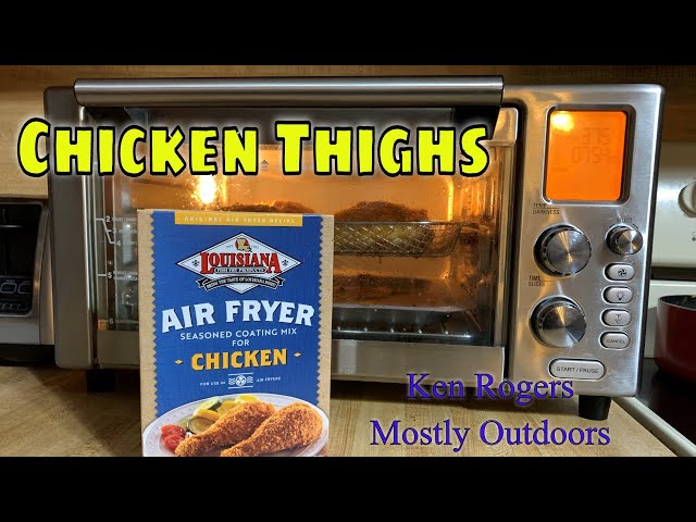 BREADED CHICKEN THIGHS  Emeril Lagasse Power Air Fryer 360 