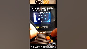 Atari Video Pinball Gameplay My Arcade Atari Micro Player Pro