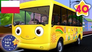 Koła Autobusu Kręcą Się | 40 Minut Piosenek dla Dzieci | Little Baby Bum po Polsku