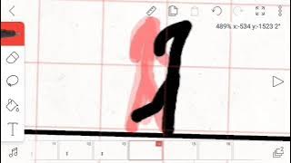 Tutorial flipaclip - cara membuat animasi stickman berlari