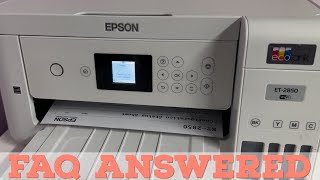 Epson EcoTank 2850 Printer: Your Questions Answered by SLVRBCK TROOP 49 views 1 month ago 2 minutes, 24 seconds