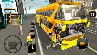 School Bus Driver Simulator 2018: City Fun Drive - Android Gameplay FHD screenshot 3