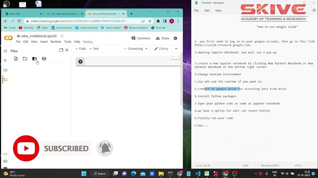 How to Use Google Colab | Python | Software Installation | # ...