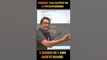 Predict the output in C | Akshay sir | PIC Diploma sem-2