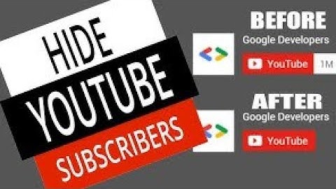 how to hide  subscribers on YouTube tutorial hindi/Urdu video