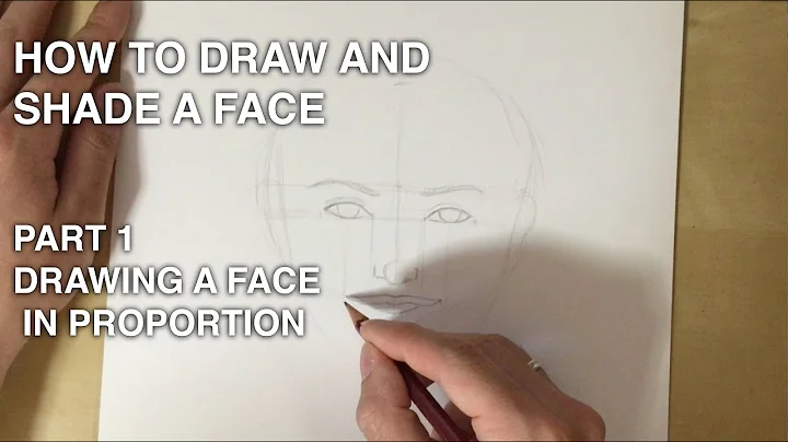 How to Draw and Shade a Face Part 1: Proportions and Outlines