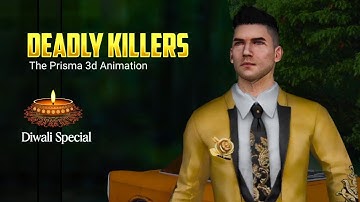 Deadly Killers Prisma 3d animation🪔🪔🪔 #diwalispecial #happydiwali