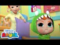 Yes Yes Bedtime | Little Angel | Kids Cartoon Show | Toddler Songs | Healthy Habits for kids