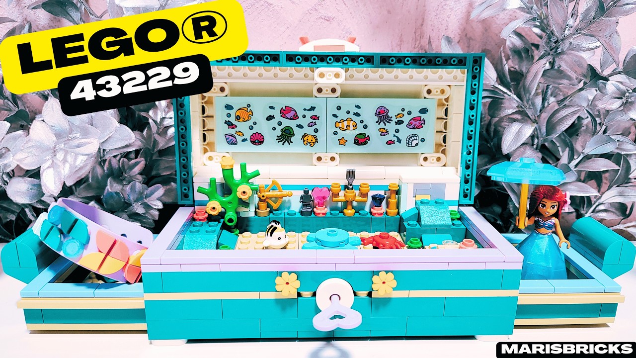 Ariel's Treasure Chest LEGO 43229 | The Little Mermaid | Disney