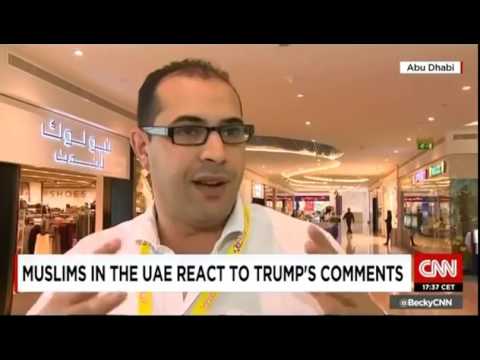 Sultan Al Qassemi on CNN on Donald Trump&#039;s proposed ban on Muslims