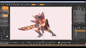 MiniBoss Sword demon animation time lapse