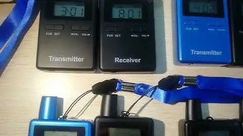 Wireless Tour Guide System Anti-interference Test Video - Rich Age